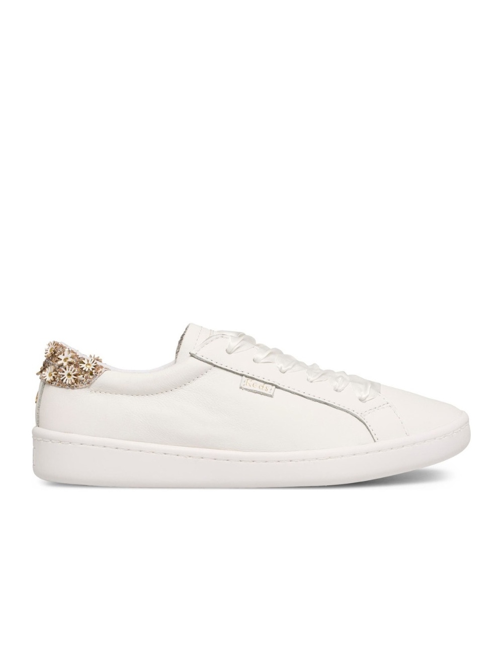 NIB! Keds X Kate Spade New York Ace Floral Appliqué Sneaker - Sz. 10 M